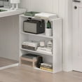 thumbnail image 2 of Furinno Basic 3-Tier Open Shelf Bookcase, Bookshelf, Storage Organizer, 7 x 24 x 26, White, 2 of 4
