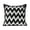 Black, variant on PureCasa Polyester Throw Pillow for Bed Sofa Couch, Household Waist Cushion Decorative Pillow with Insert for Indoor Outdoor Living Room Bedroom, Modern Simple Style Home Decor, 18"x18", 1PC, Black