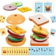 thumbnail image 1 of Hamburguesa Montessori de madera Pajojoqa, de juguete apilable, para 2 o 3 años, 1 of 8