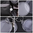 thumbnail image 2 of Shisuyan Photo Frame Key Ring Acrylic Transparent 30Pcs 1.6x1.6x0.1in, 2 of 9