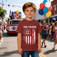 thumbnail image 1 of T-shirt Garçon à Col Rond, Hauts Graphiques, Tees, Chandail de Baseball pour Tout-Petit, T-Shirts pour Filles 4T, 1 of 3