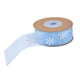 thumbnail image 3 of Cinta estampada, cinta navideña, decoración navideña de 10 yardas, nieve navideña azul, 3 of 8