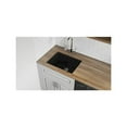 thumbnail image 4 of Ruvati 24-inch Fireclay Undermount / Drop-in Topmount Kitchen Sink Single Bowl, 4 of 7