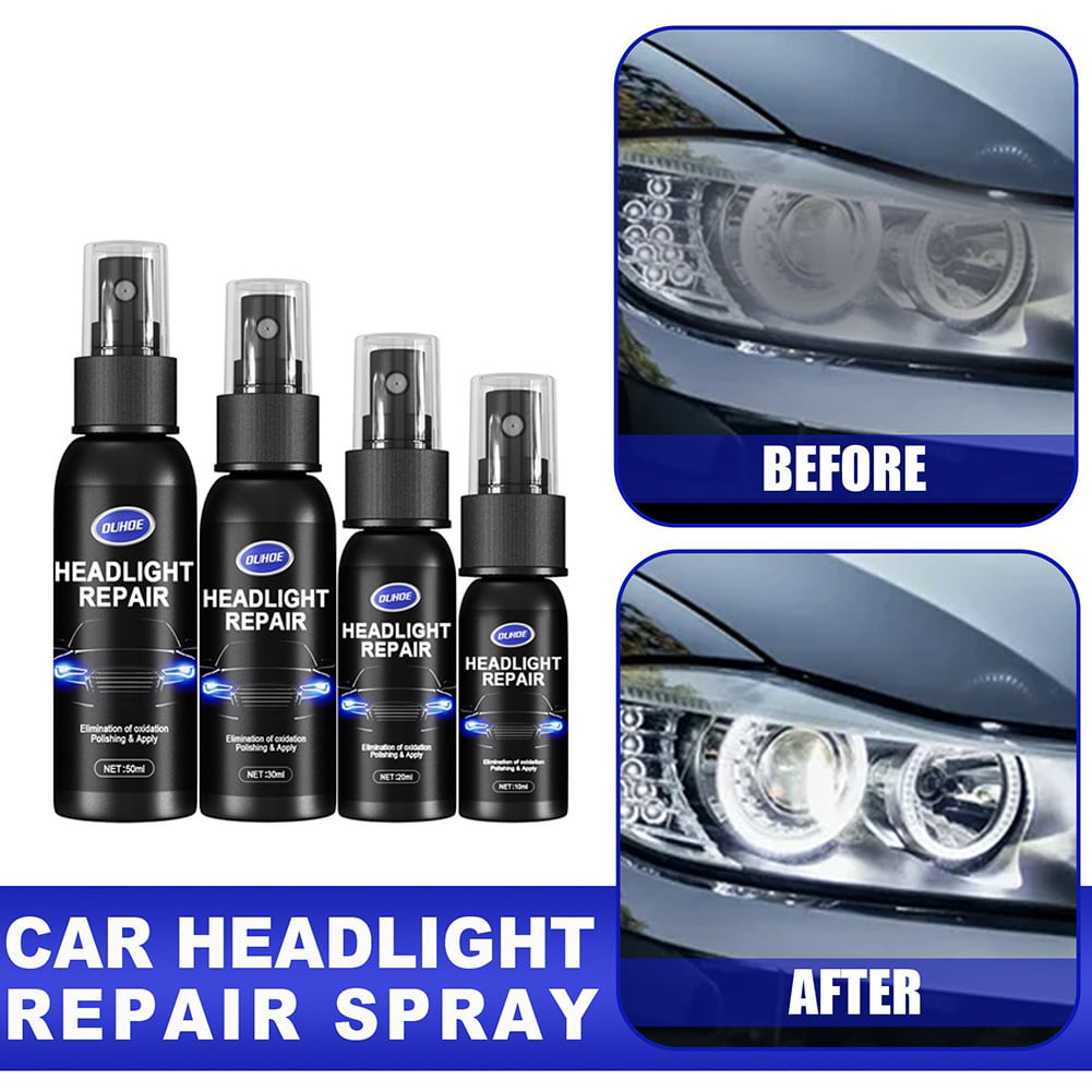 Car Headlight Restoration Kit Scratch Remover Repair Fluid Kit Headlight  Restore For Yellowing Scratches Oxidation Blur And - AliExpress