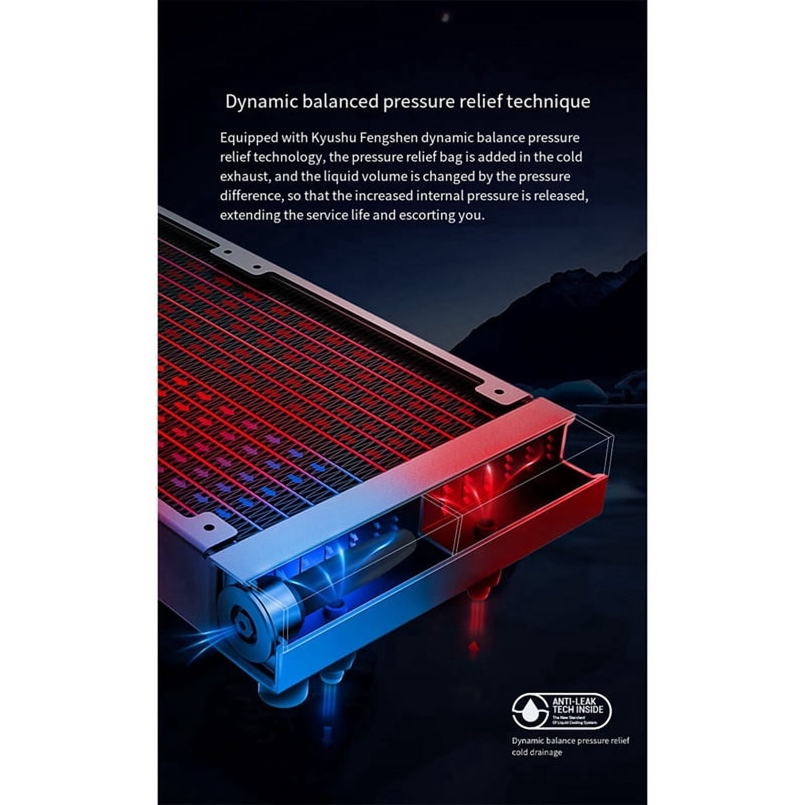 Computer CPU Radiator LS520 SE Digital 240mm CPU AIO Liquid Cooler with 4th Gen Dual-Chamber Pump, ARGB Fans