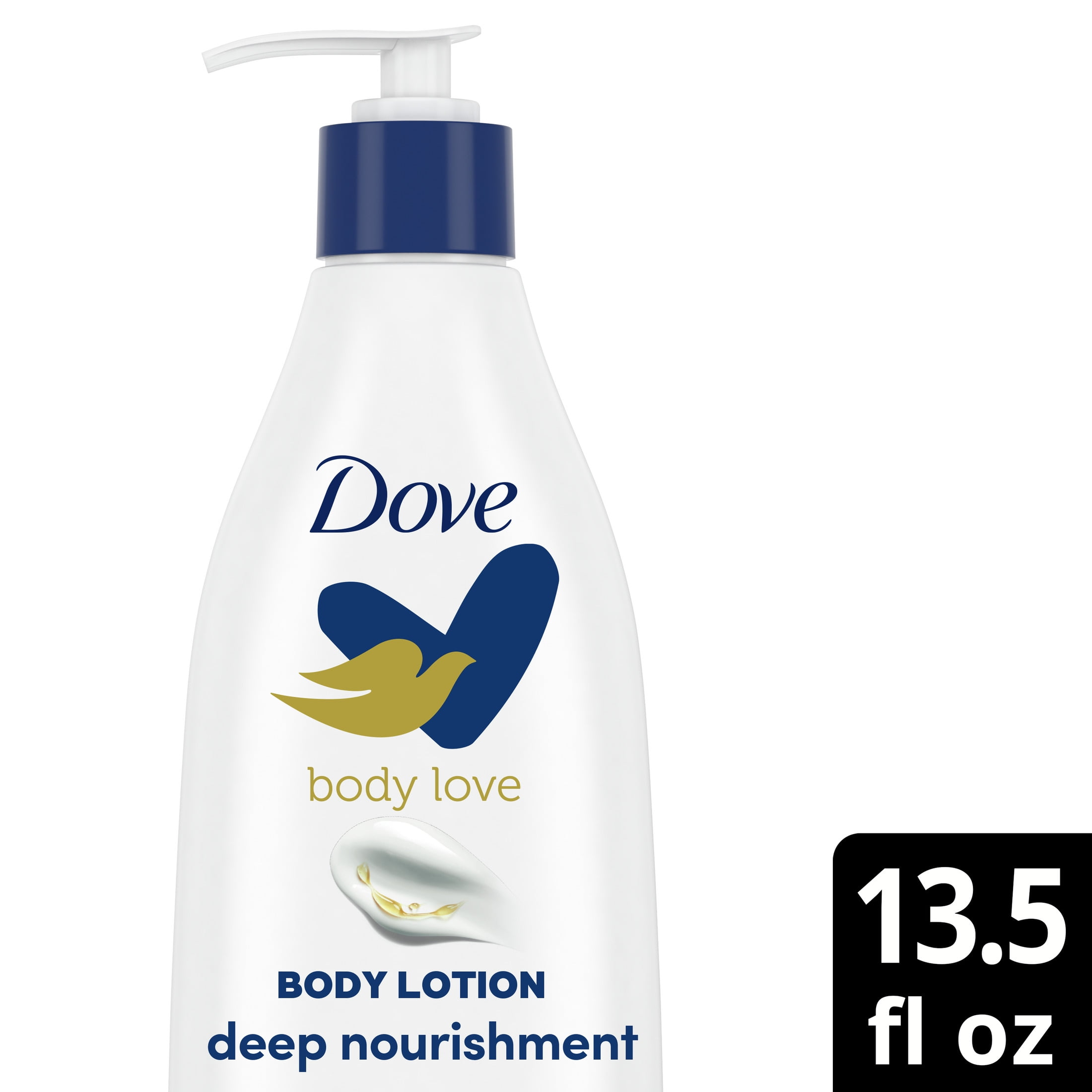Dove Body Love Intense Care Non Greasy Body Lotion Cream Oil, 13.5 fl oz