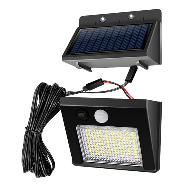 Bsvklp 48LED Solar Al Aire Libre 1200mAh Proyector Cerca Alumbrado Público (48LED)