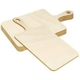 thumbnail image 5 of Raindrops 5Pcs Wood Cutting Board with Handle Unfinished Wood Crafts Craft Wood Board Food Serving Board, 5 of 8