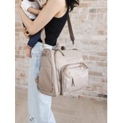 JuJuBe Signature Satchel Washable Diaper Bag - Taupe