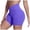 Dark Purple, variant on Yammkia Summer Clothes for Women Womens Biker Shorts with Pocket High Waisted Tummy Control Spandex Yoga Workout Shorts Beige,XL