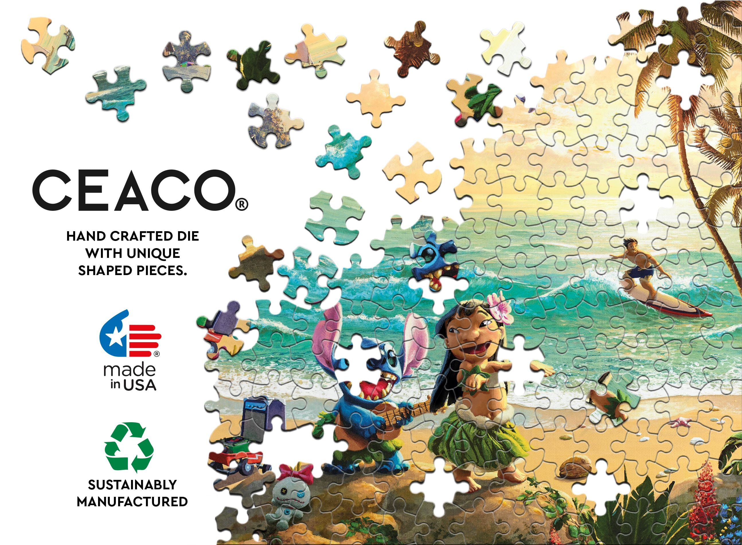 Ceaco Lilo and Stitch 1000 Piece Interlocking Jigsaw Puzzle