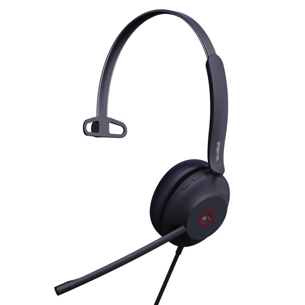 Auricular mono Yealink UH37 con cable USB-A y cancelación de ruido