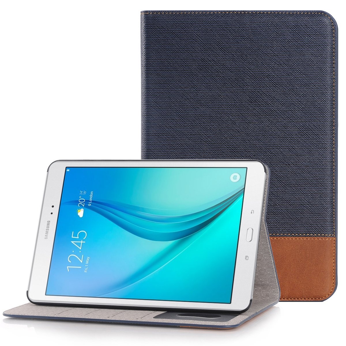Mignova Samsung Galaxy Tab A 8.0 folio Case , Kickstand ,Card Pocket Folio Leather Case Cover