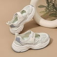 thumbnail image 5 of White Youth Athletic Sneakers With Mesh Fabric And Perforated Details, Ensuring Easy Movement And Comfort For Active Lifestyles, 5 of 7