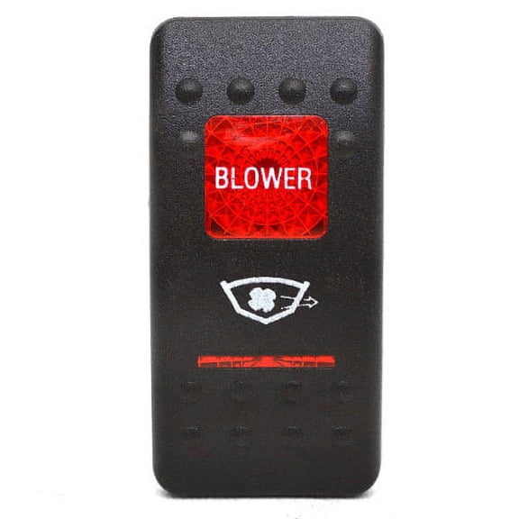 Boat Rocker Switch Cover | Blower Black 2 Inch Actuator