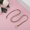 thumbnail image 5 of Ofertas Únicas 1 Pc Cinturón de Cuerda Ajustable con Hebilla de Nudo Circular Elegante Hecho a Mano para Mujeres Color Marrón Claro, 5 of 5