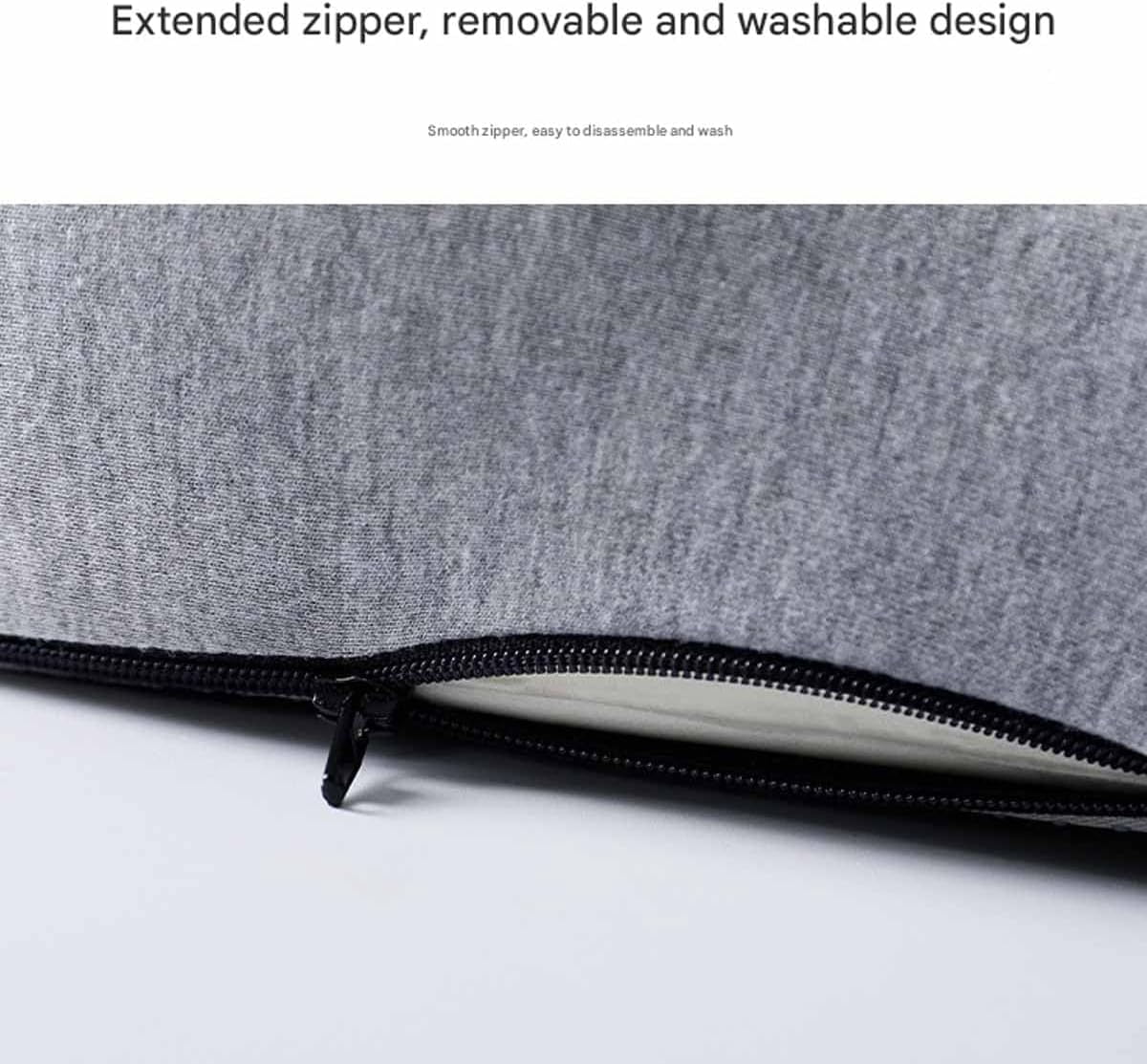 Celinva Orthopedic Cushion, Instant Relief for Back & Sciatica Pain, Long Sitting Lumbar Support, Memory Foam Truck Seats Cushions, Removable Cover Anti Slip Cushion for Drive,Office
