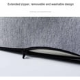 thumbnail image 5 of Celinva Orthopedic Cushion, Instant Relief for Back & Sciatica Pain, Long Sitting Lumbar Support, Memory Foam Truck Seats Cushions, Removable Cover Anti Slip Cushion for Drive,Office, 5 of 9