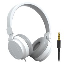 ONTA-Headphone3 Child's Foldable Over Ear Headphones, White