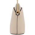 thumbnail image 3 of FashionPuzzle Faux Leather Solid Small Dome Crossbody bag with Chain Strap (Nude), 3 of 8