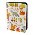 thumbnail image 2 of Pofeuu Autumn Forest Animals Print Travel Document Organizer Passport Holder Men Women for Family (6.5 in x 4.5 in),Wallet Holder Credit Card Clutch Bag Case, 2 of 5
