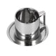 thumbnail image 3 of Taza de Café de Acero inoxidable, 3 piezas/Juego de Tazas de Café aisladas de Doble Pared Tazas de Café de Metal Tazas de Café Expreso de Acero, 3 of 7