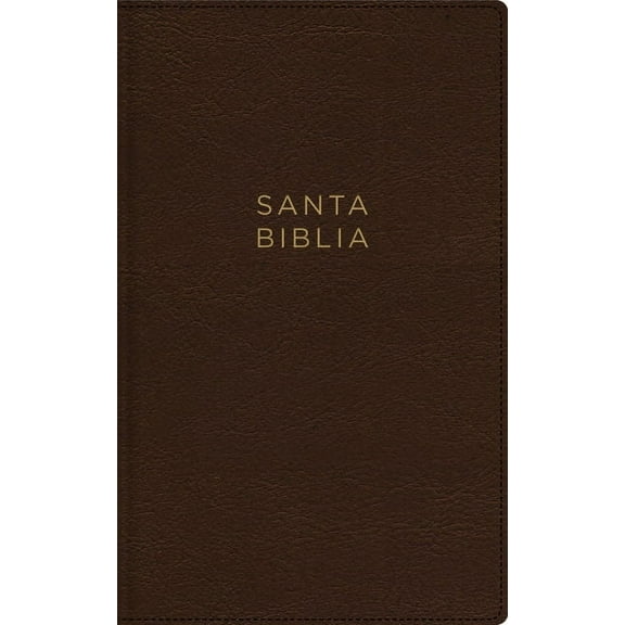 Nbla, Santa Biblia, Ultrafina, Letra Grande, Leathersoft, CafÃ©, Palabras de JesÃºs En Rojo, (Hardcover)