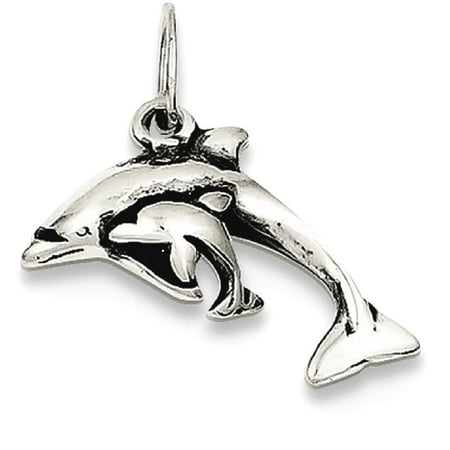 Sterling 925 Charm Pendant - ICE CARATS 925 Sterling Silver Dolphin Baby Pendant Charm Necklace Sea Life Fine Jewelry Ideal Gifts For Women Gift Set From Heart