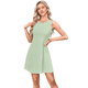 thumbnail image 1 of Vestido Mini de Fiesta con Cuello Redondo y Mangas , Verde , Talla XL, 1 of 6