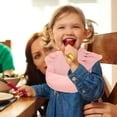 thumbnail image 2 of GOOHOCHY Babero de tela no tejida para niños con encaje para la alimentación de la dentadura, 2 of 7