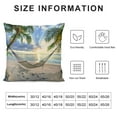 thumbnail image 5 of Orinice Palm Trees Decorative Throw Pillow Cover for Home Couch Living Room Bed Sofa 12x12in, 5 of 5