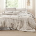 thumbnail image 2 of Juego de edredón Bedsure Beige Queen con 4 piezas, 2 of 8