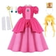 thumbnail image 1 of Vestido de princesa de melocotón para niñas, traje de Cosplay de Margarita Rosalina, Con cómic, para fiesta de Halloween Fivean unisex, 1 of 2