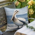 thumbnail image 2 of Pillow Covers 16x16 Inch, Coastal Pelican Linen Pillowcase with Invisible Zipper, Modernism Art Oil Painting Birds Decorative Throw Pillow Covers Cushion Case for Couch Sofa Bed Living Room, 2 of 9