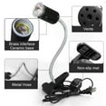 thumbnail image 5 of UVA UVB Tortoise Heat Lamp 25W+50W Clamp-on Reptile Aquarium Heat Bulb Black, 5 of 7