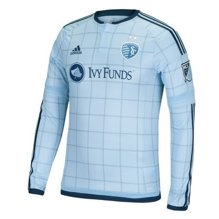 - Sporting Kansas City Adidas MLS Men's Authentic On-Field Climalite L/S Jersey