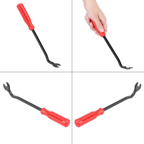 Panel de clip embellecedor de puertta de coche, Herramienta de Eliminació de Vidrio, Removedor de Tapicería, Ergonímico Resistente para Fácil Accesal Universal