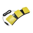 thumbnail image 3 of Pedal de interruptor de pie triple USB, programable, para control de juego, repuesto 3 Amarillo, 3 of 9