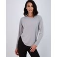 thumbnail image 2 of Real Essentials 4 Pack: Women's Dry-Fit Tech Stretch Long-Sleeve Athletic Workout T-Shirt (Available in Plus Size), 2 of 7