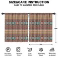 thumbnail image 2 of Blackout Kids Curtains,Boho Bohemia Geometric Line Art Childrens Insulated Curtains Set Of 2,Bedroom Essentials,Toddler Room Decor 52"x63"(132x160cm), 2 of 4