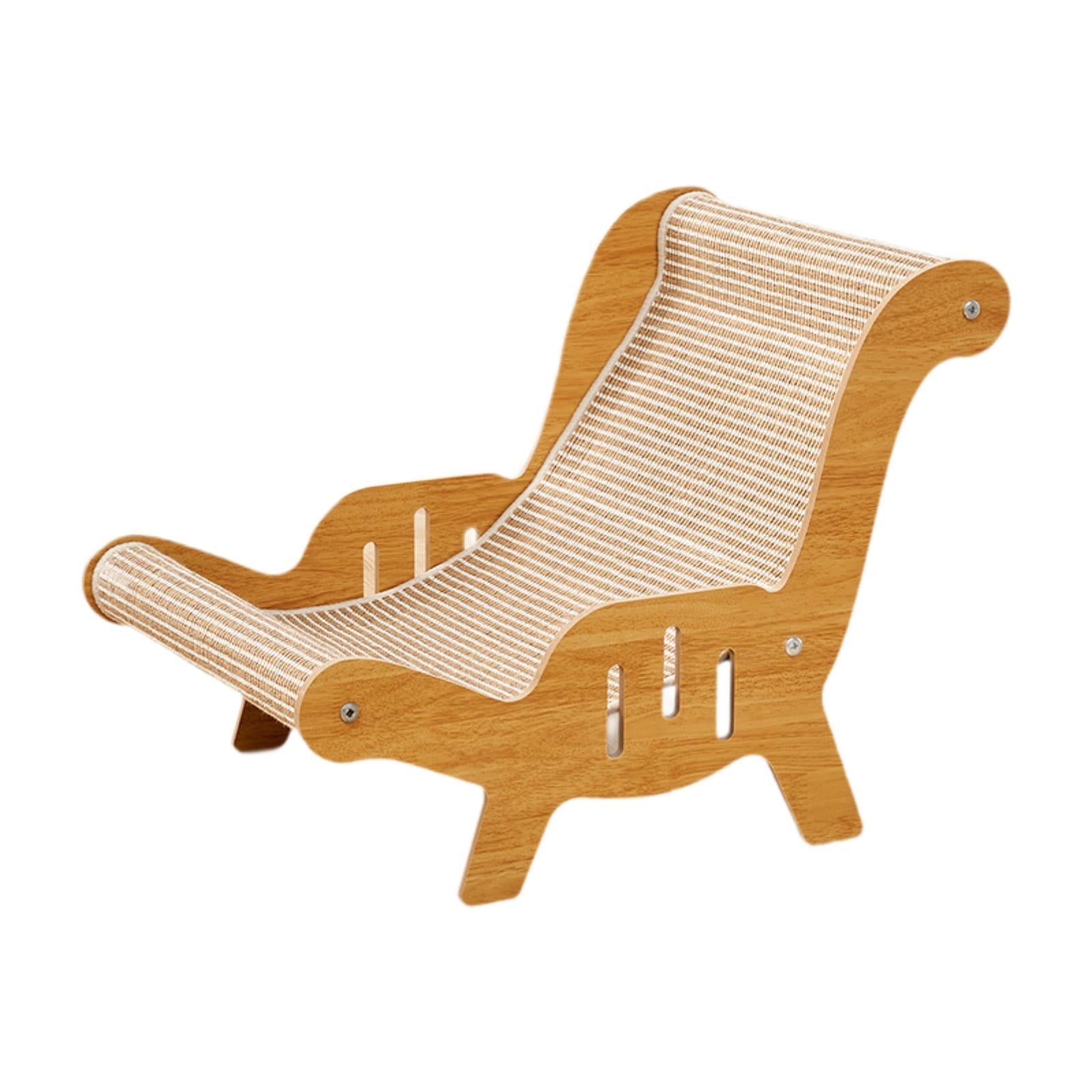 Lazsy Cat Sisal Chair Grinding Claws Sisal Scratcher Cat Sisal Bed Cat Lounge Chair 42cmx60cmx44.5cm