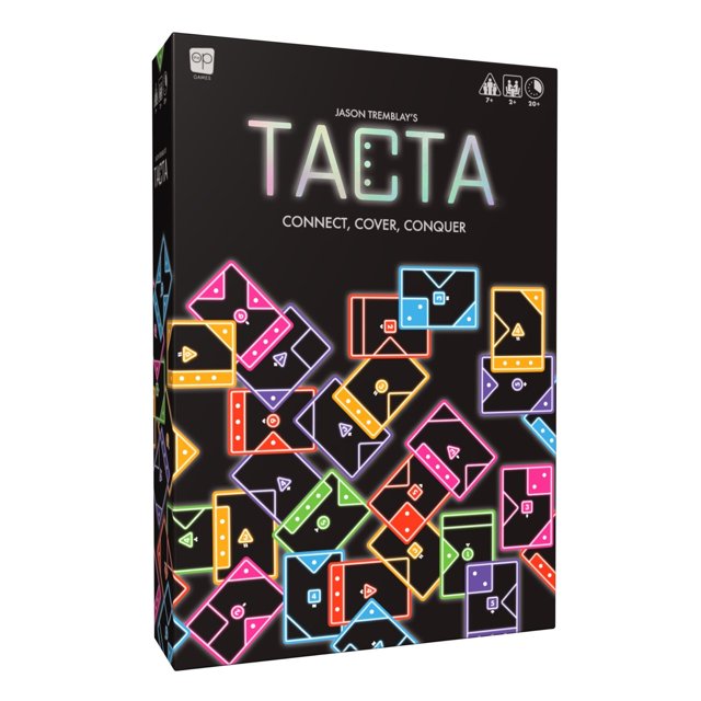 Tacta Card Game, Fast Paced Strategic Shape Matching Game for All Ages, Connect Cover and Win Gameplay for 2 Or More Players, Modular Customizable System for Endless Fun A Set of Cards