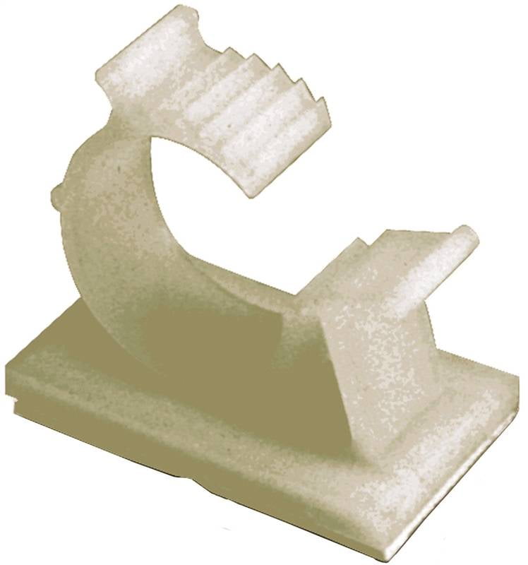Kwik Klips GKK1538 Cable Holder Clip, 3/8 in, Plastic/Nylon 6/6