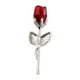 thumbnail image 2 of Adorno de rosa de cristal con diamantes de imitación, figura floral, ramo de rosas, regalo floral Rojo, 2 of 9