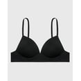 thumbnail image 5 of Lightly Lined Wireless Bra in Tuxedo Black, 5 of 5