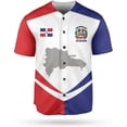 thumbnail image 2 of Personalized Dominican Republic Baseball Jersey Shirt,Team Name Republic Dominicana Baseball Jersey for Men and Women (L), 2 of 4