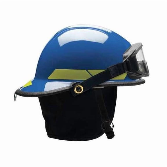 Bullard Fire Helmet,Blue,Fiberglass FXSBLGIZ2