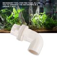 thumbnail image 2 of 4Pcs PVC Aquarium Fish Tank Water Pipe Connector 90 Degree Tube Elbow Connector, 2 of 9