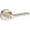 Lifetime Polished Nickel, variant on Baldwin ENANACRR150 Anaheim Hills Single Cylinder Keyed Entry Door Lever Set - Nickel