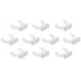 thumbnail image 1 of Creative Hobbies White Plastic Mounting Bracket For Night Light Shade - Clips Onto Night Light Module Base - Pack Of 10, 1 of 4